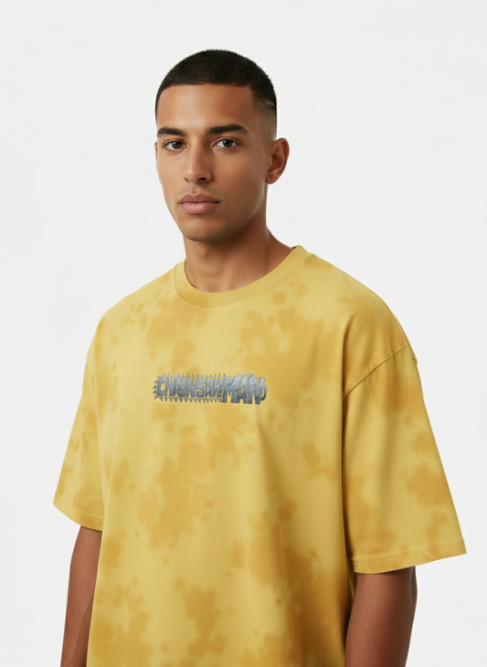 Necessary Evil - Chainsaw man - Unisex Tie Dye Oversized T-Shirt