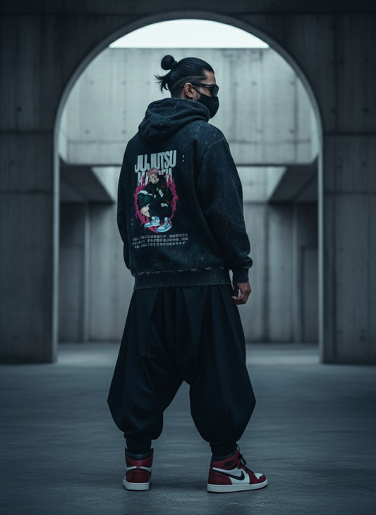 Sukuna's Vessel - Itadori - Unisex Acid Washed Hoodie