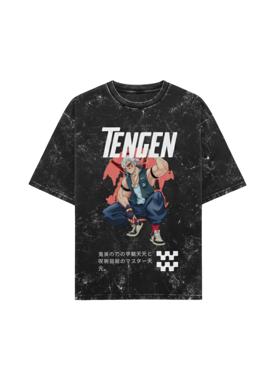 Acid washed Oversized Tees