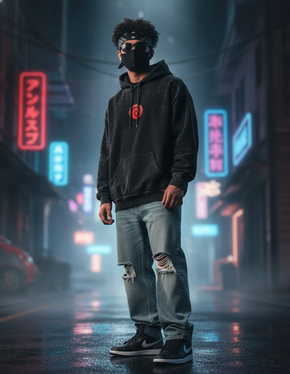 Child of Prophecy - Naruto - Unisex Acid Washed Hoodie