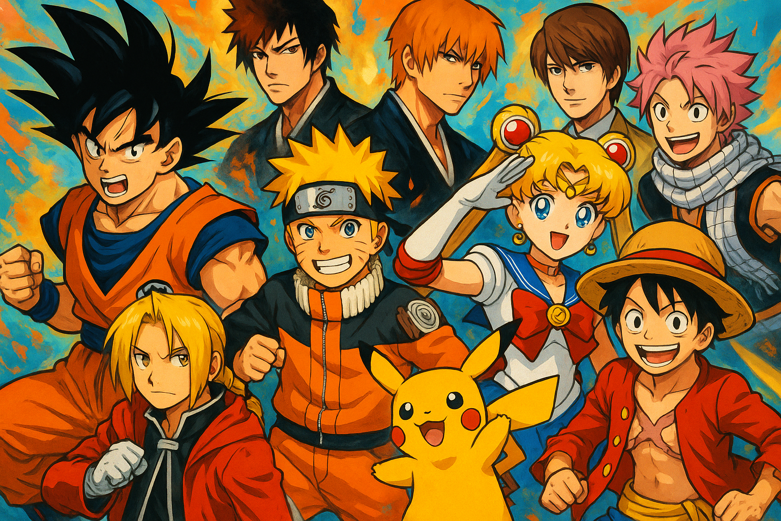 all famous anime characters