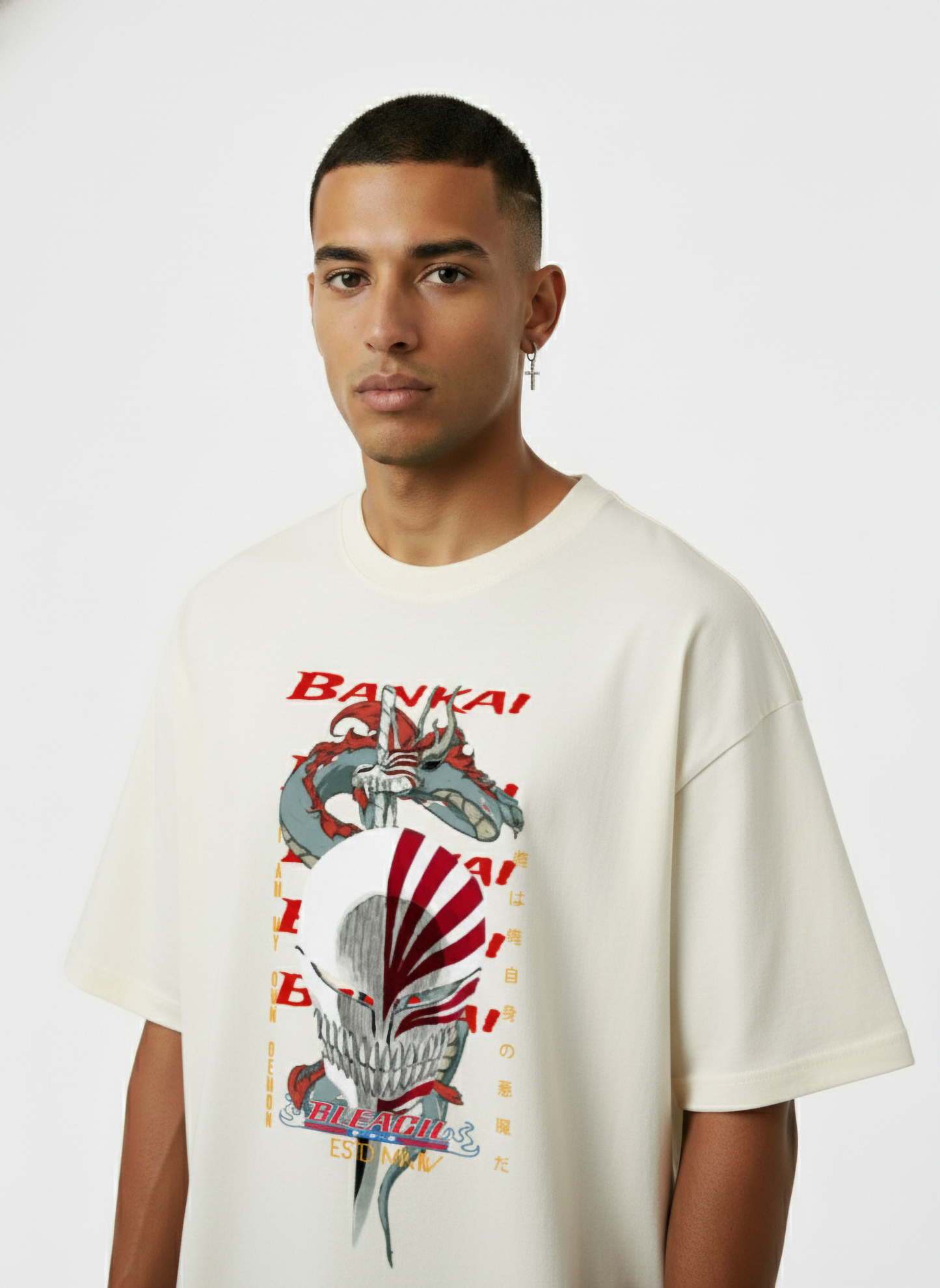 Kurosaki - Bleach - Unisex Terry Oversized Tee