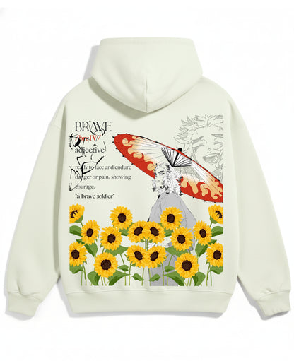 Off-White Oversized Hoodie Back Design