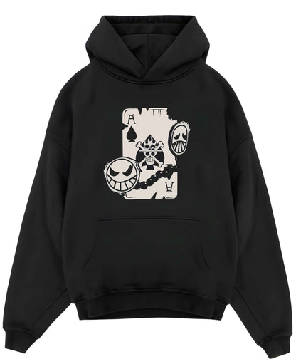 Black Oversized Hoodie Front Design