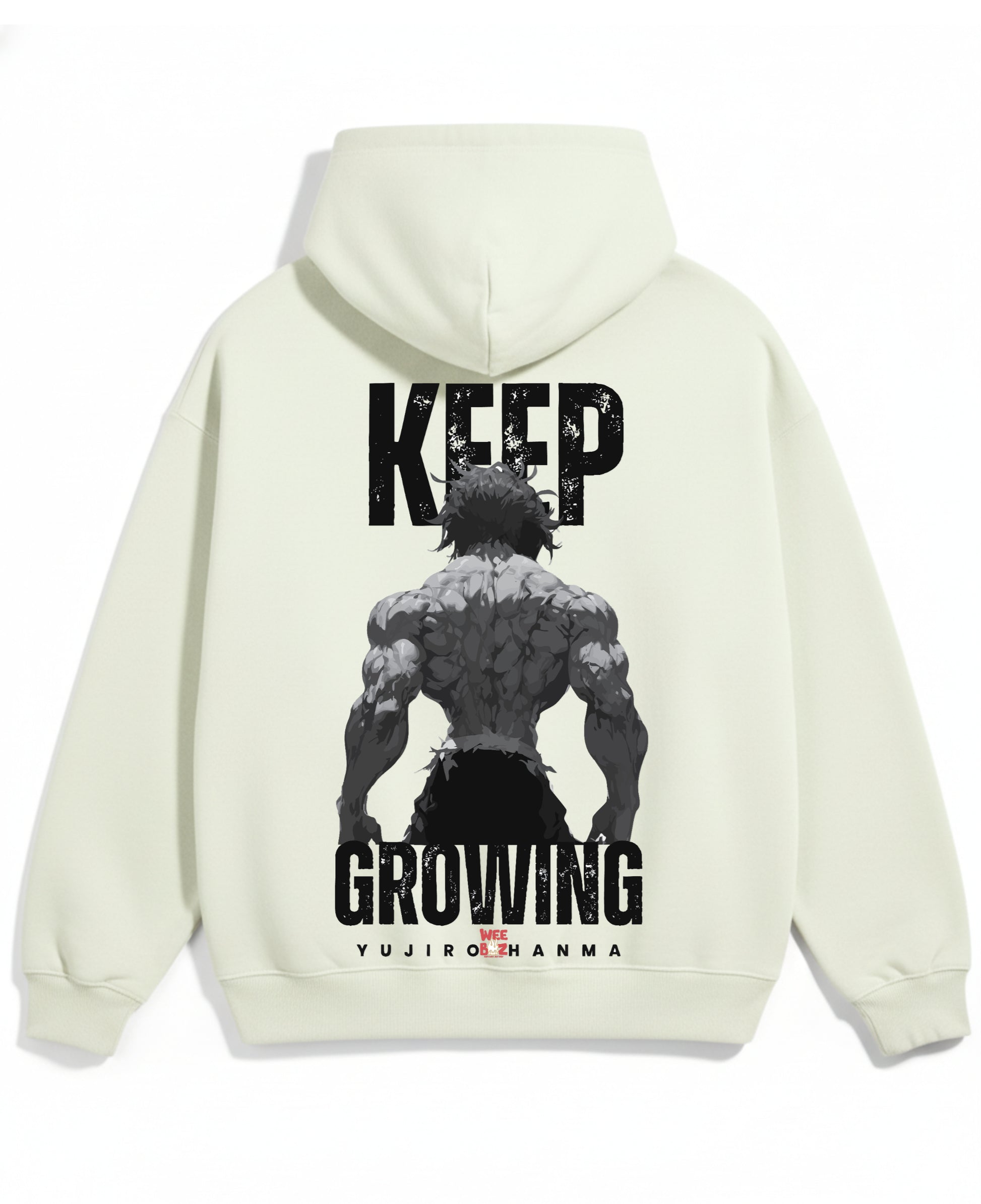 Off-White Oversized Hoodie Back Design