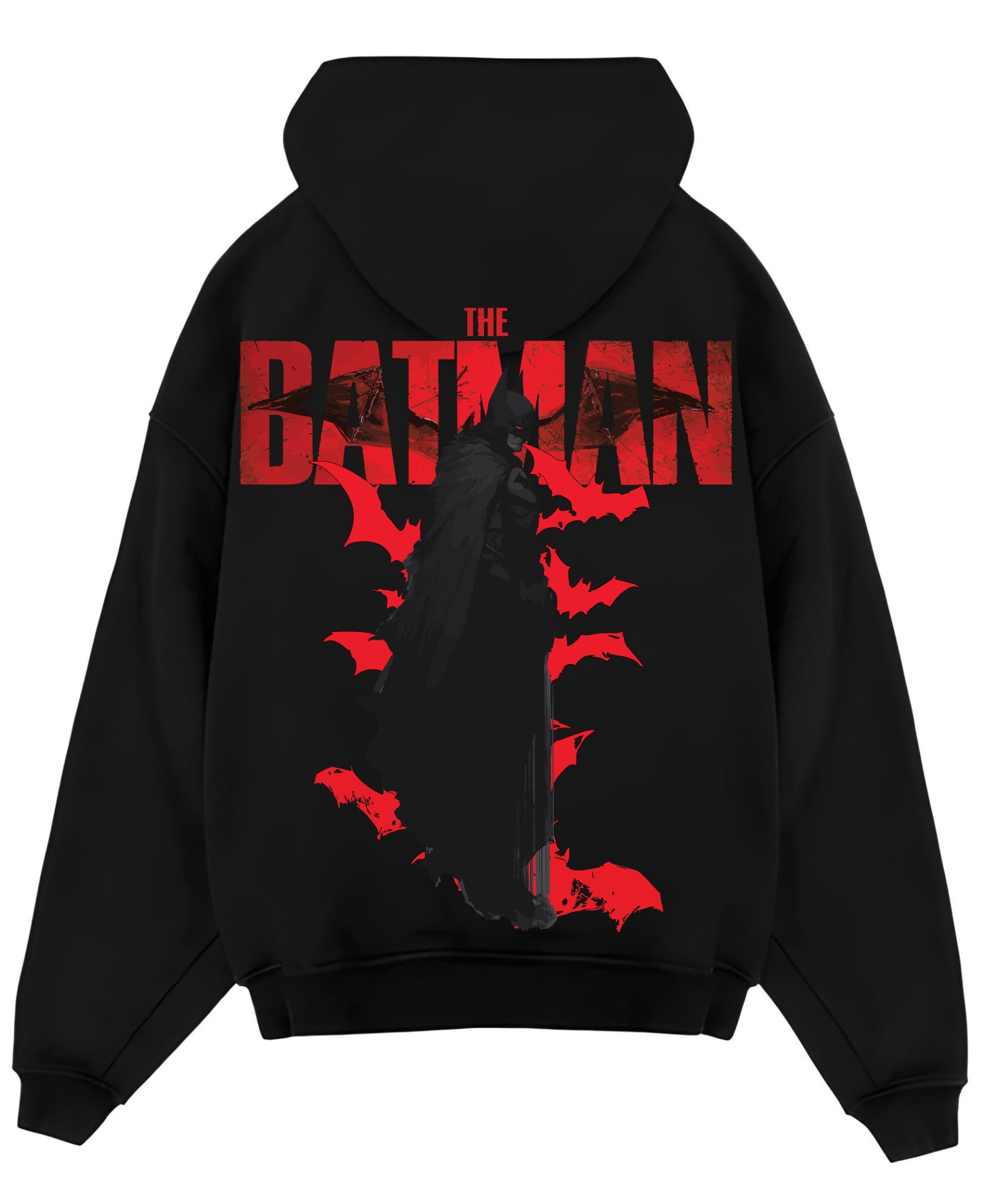 Black Oversized Hoodie Back Design