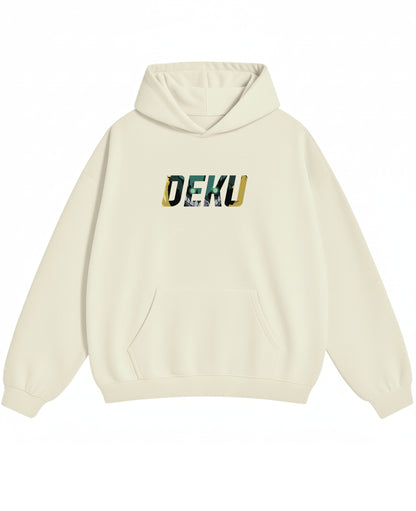 Cream Oversized Hoodie Front Design