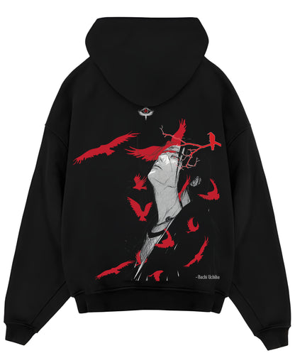 Black Oversized Hoodie Back Design
