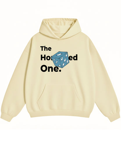 Cream Oversized Hoodie Front Design