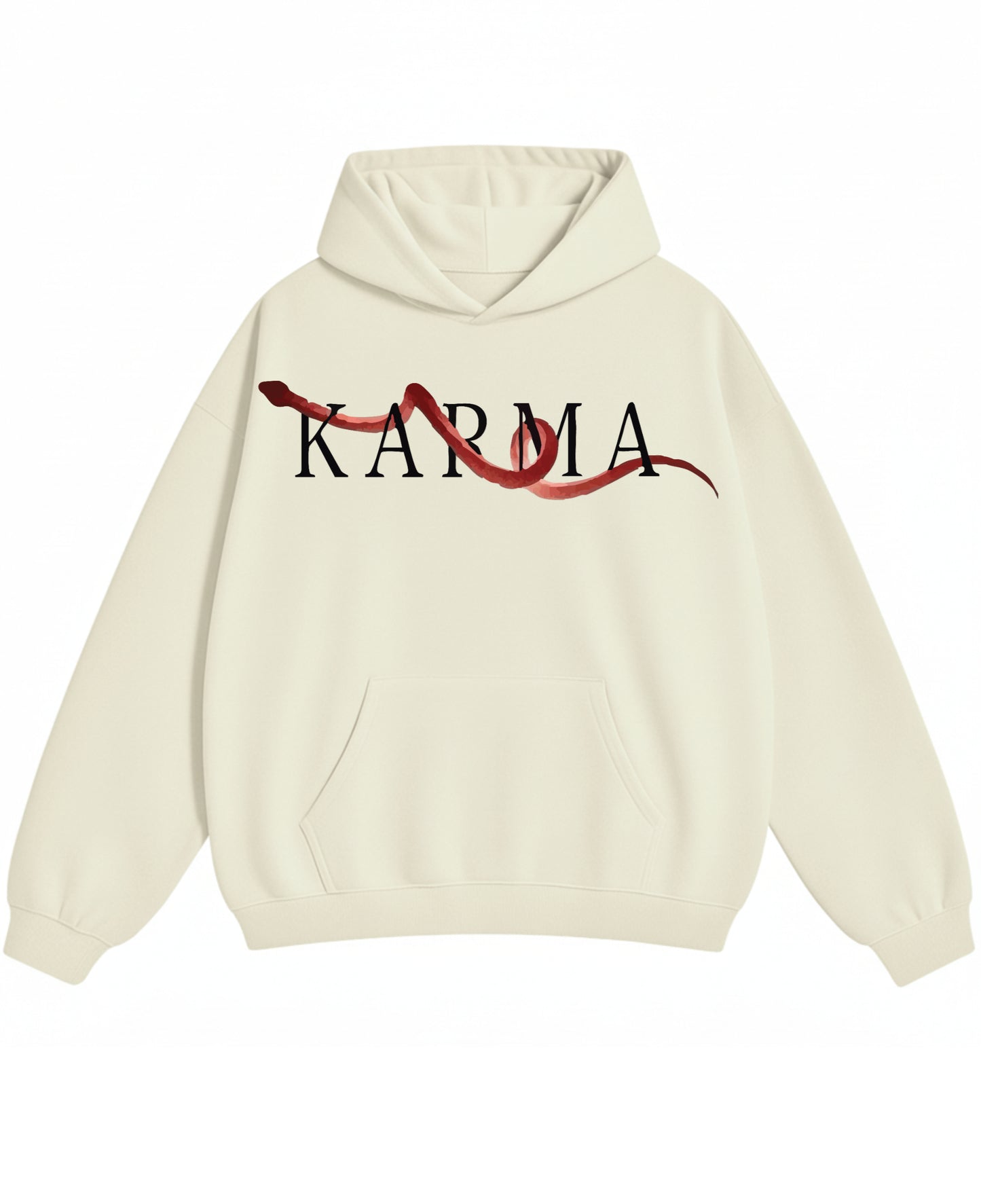 Off-White Oversized Hoodie Front Design