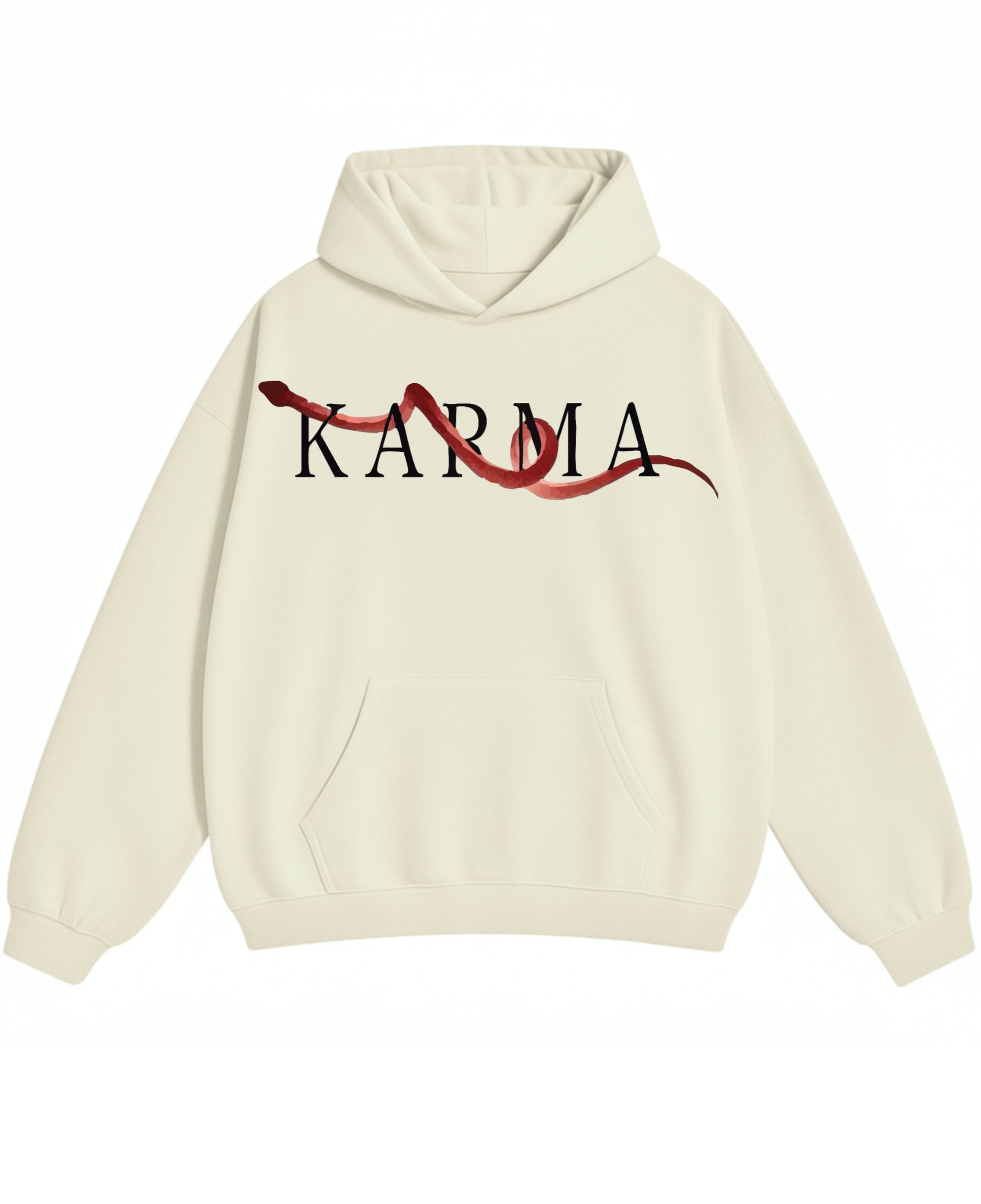 Off-White Oversized Hoodie Front Design