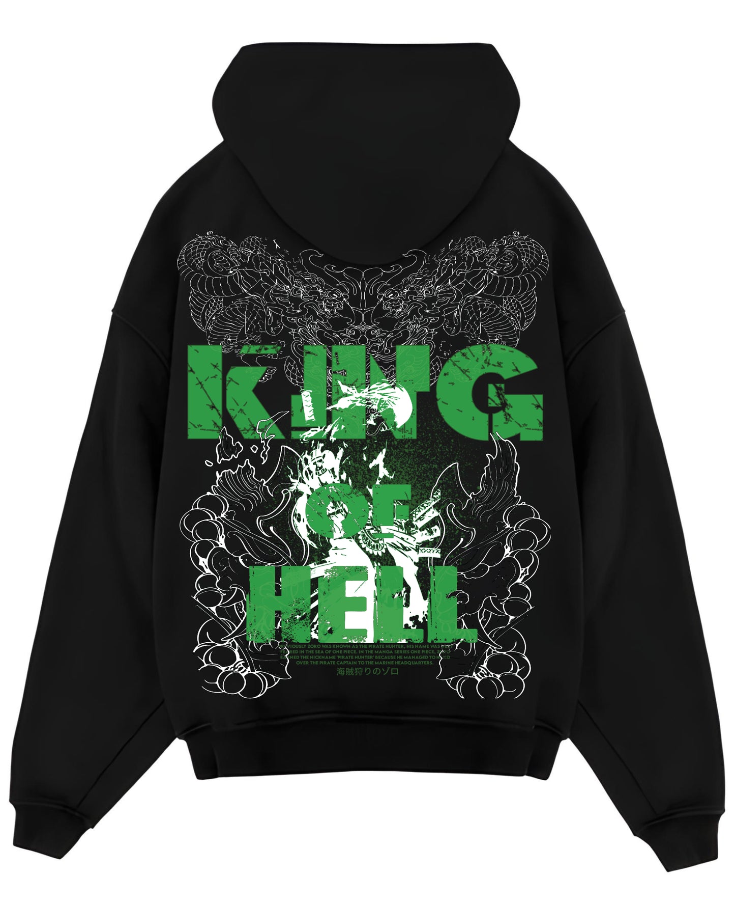 Zipper Hoodie Back Design