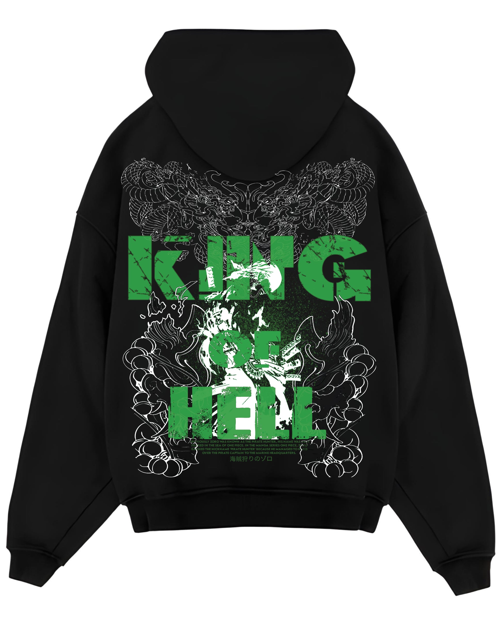 Zipper Hoodie Back Design