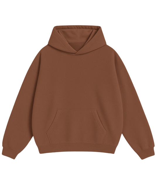 Unisex Oversized Hoodie - MOCHA BROWN