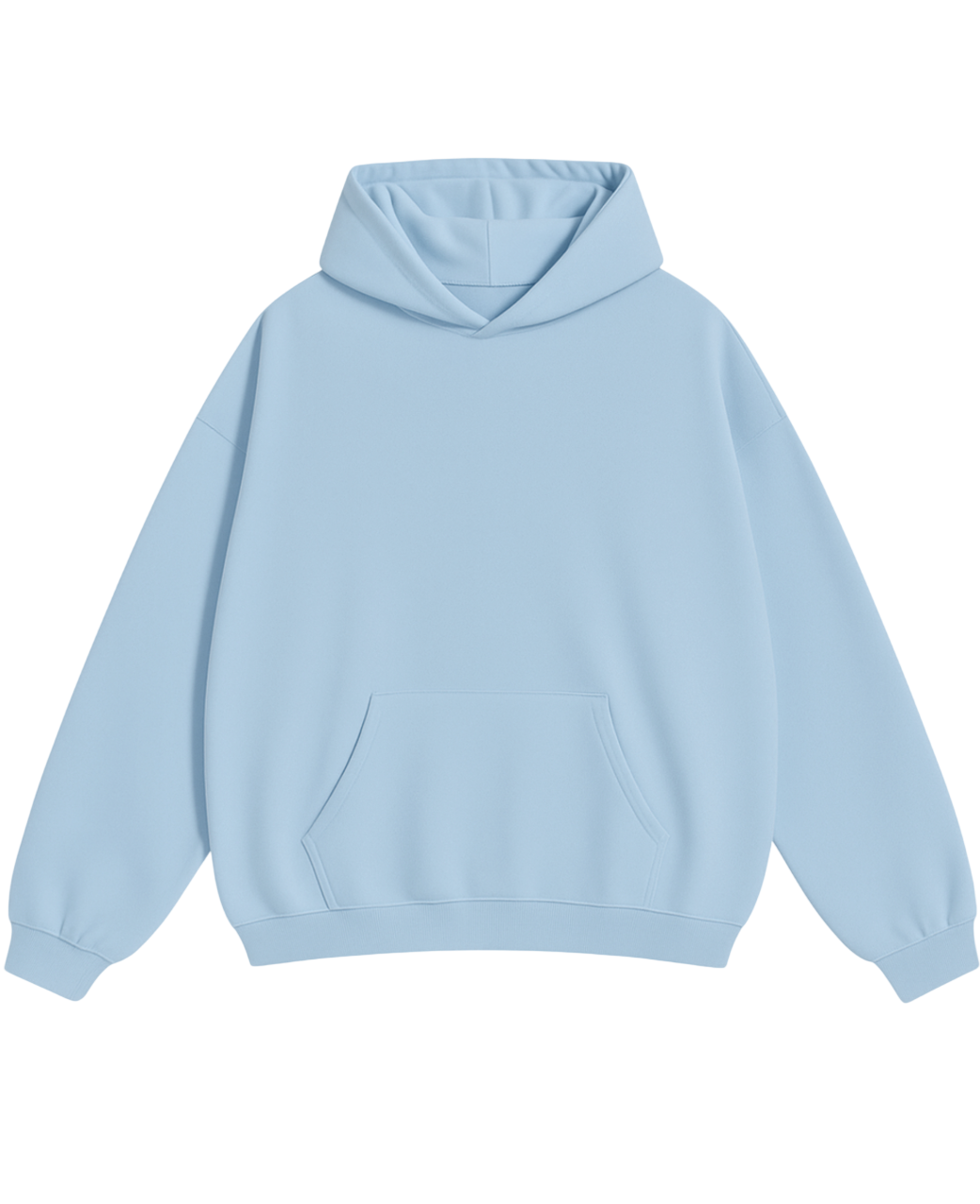 Unisex Oversized Hoodie - POWDER BROWN