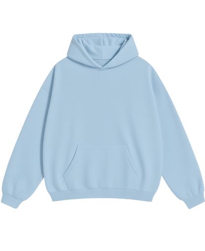 Unisex Oversized Hoodie - POWDER BROWN