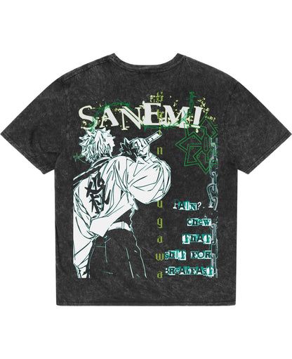 Acidwash Oversized T-shirt Back Design