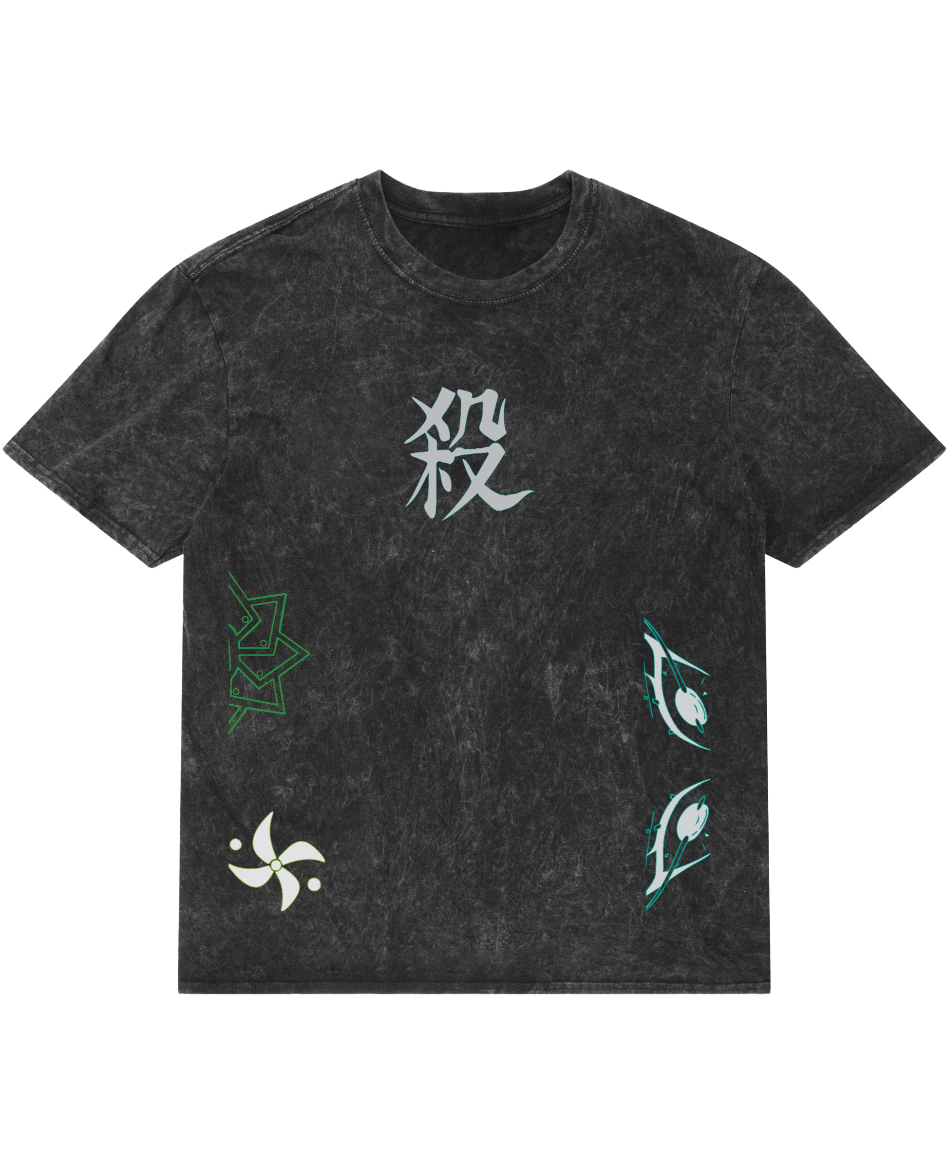 Acidwash Oversized T-shirt Front Design