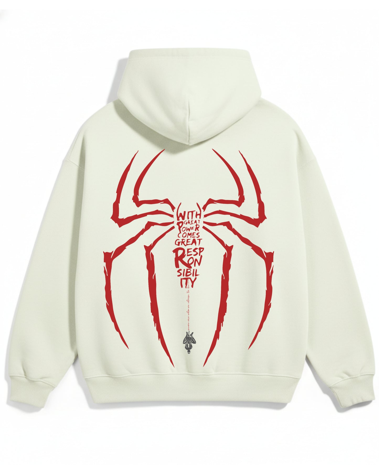 Off-White Oversized Hoodie Back Design