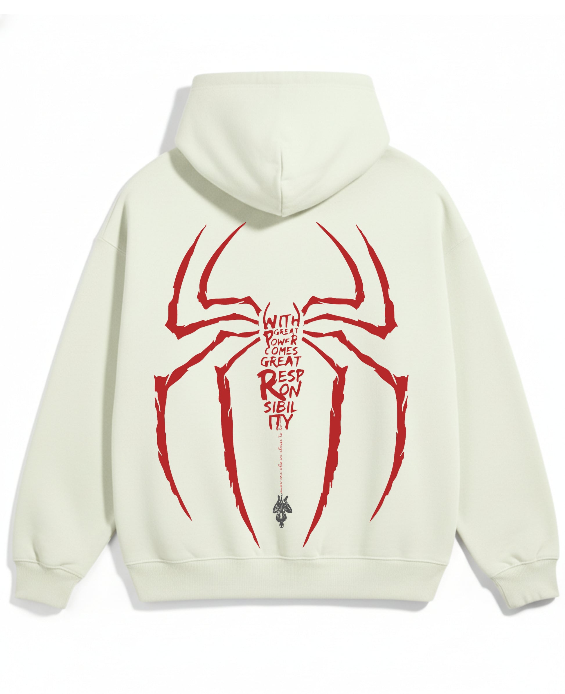 Off-White Oversized Hoodie Back Design