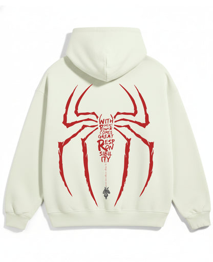 Off-White Oversized Hoodie Back Design