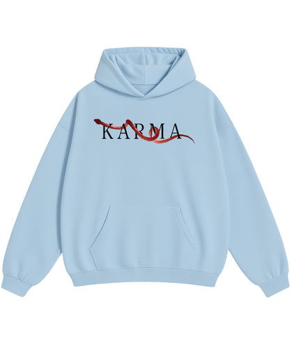 Sky Blue Oversized Hoodie Front Design