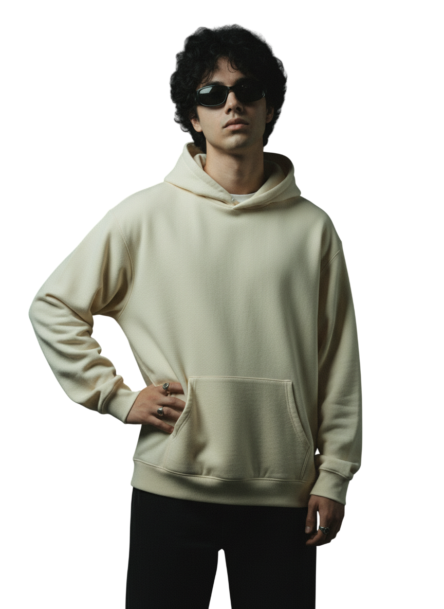 Unisex Oversized Hoodie - CREAM