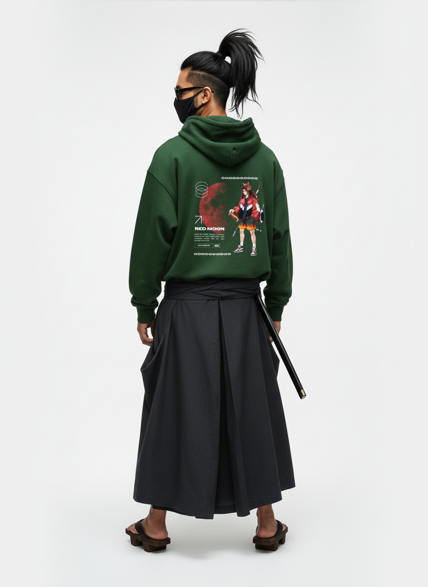 The Legend's Ghost - Kokushibo - Unisex Oversized Hoodie