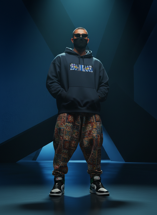 Fist of the Demon - Akaza - Unisex Oversized Hoodie