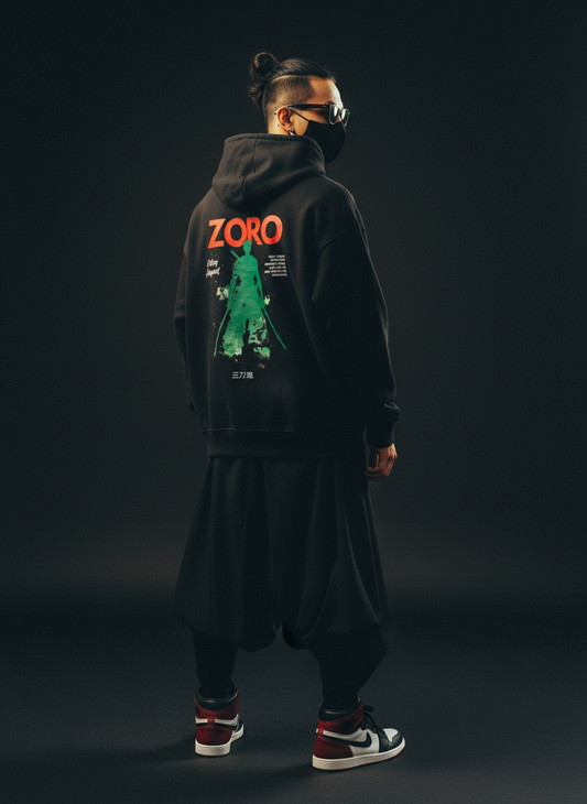 Wrong Way Zoro - Unisex Oversized Hoodie