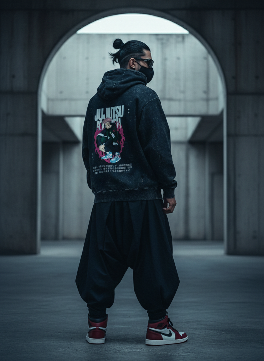 Sukuna's Vessel - Itadori - Unisex Acid Washed Hoodie