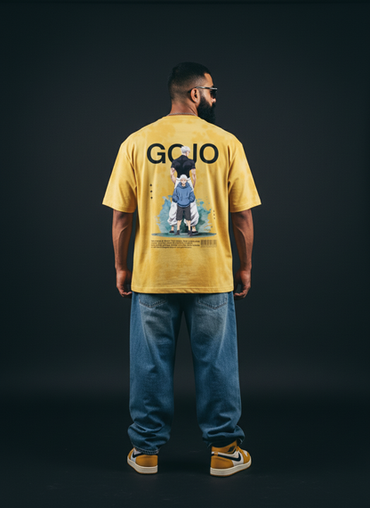 The Strongest - Gojo - Unisex Tie Dye Oversized T-Shirt