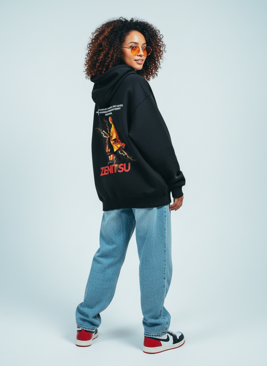 A Grandfather's Pride - Zenitsu - Unisex Oversized Hoodie
