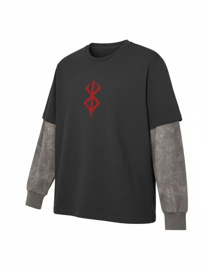 BERSERK® - Black With Acidwash Sleeve