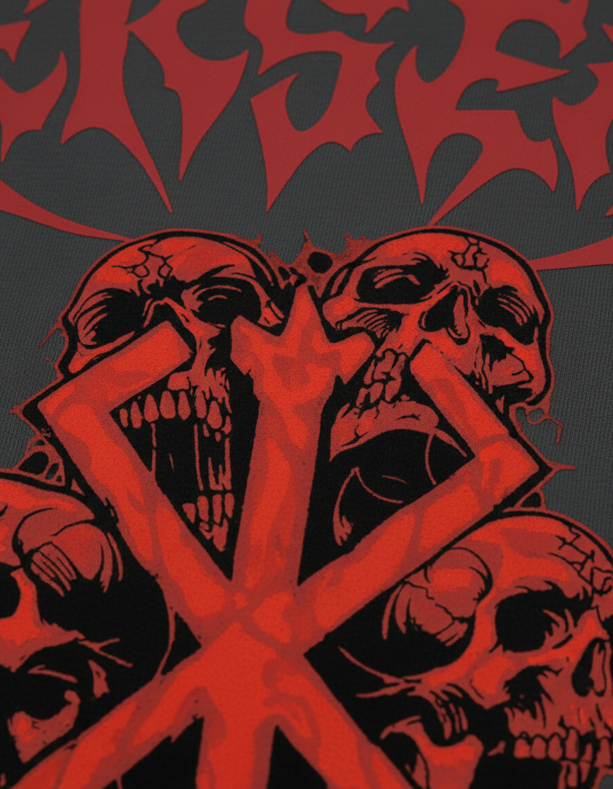 BERSERK® - Black With Acidwash Sleeve