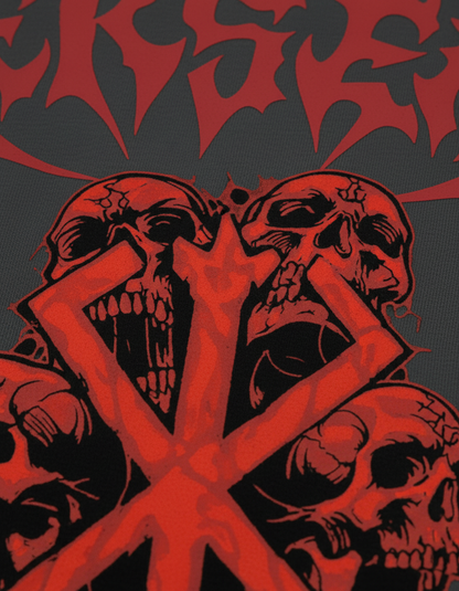 BERSERK® - Black With Acidwash Sleeve